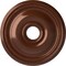 Ekena Millwork Bradford Ceiling Medallion (Canopies up to 4 3/8"), 18 1/8"OD x 3 3/4"ID x 1 1/8"P, Copper Penny CM18BRCPS - alternate 1
